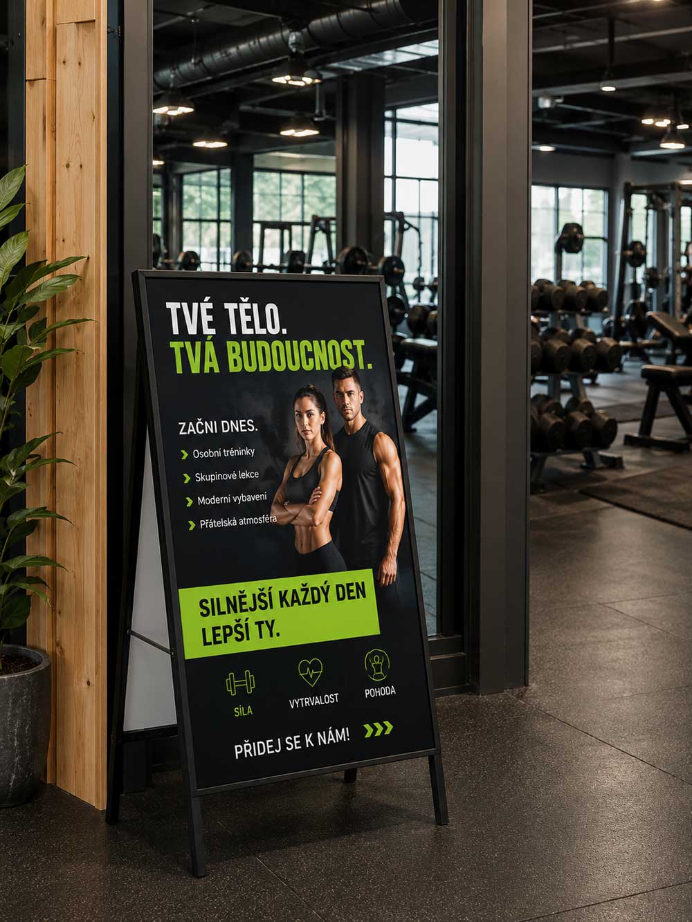 Fitness centra a studia