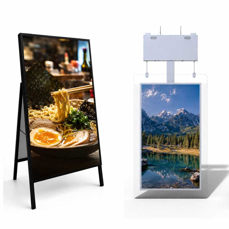 Přenosný a výlohový displej 43″